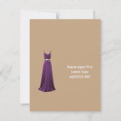 Wohnung zum 40. Geburtstag Einladung (Rückseite)