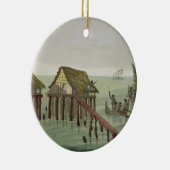 Wohnungen des Papu Stammes, Rawak, überziehen 22 Keramikornament (Rechts)