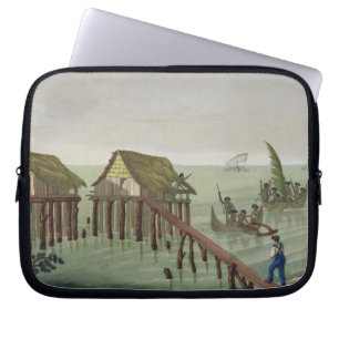 Wohnungen des Papu Stammes, Rawak, überziehen 22 Laptopschutzhülle