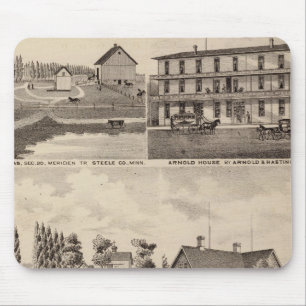 Wohnungen, landwirtschaftliche Betriebe und Untern Mousepad