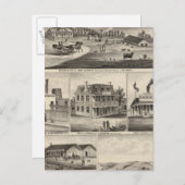 Wohnungen, landwirtschaftliche Betriebe, Unternehm Postkarte (Vorne/Hinten)