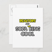 Wohnungen sind Sofa King Cool Postkarte (Vorne/Hinten)