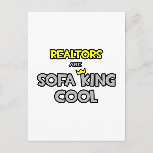 Wohnungen sind Sofa King Cool Postkarte (Vorderseite)