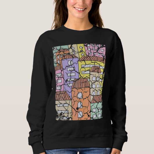 Wohnungen Stadt Notleidend Sweatshirt (Vorderseite)