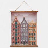 Wohnungen Wandteppich Mit Holzrahmen (Vorderseite 2)