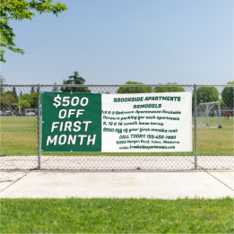 Wohnungen zur Miete individuell anpassen $500 Raba Banner