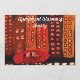 Wohnungs-Erwärmungseinladung Einladung