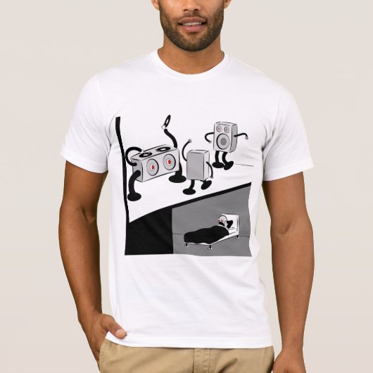 Wohnungs-Leben T-Shirt (Vorderseite)
