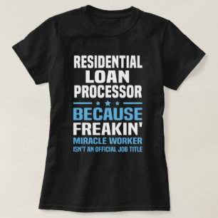 Wohnungsbaukreditprozessor T-Shirt