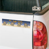 Wohnwagen - benutzerdefinierbarer Text Autoaufkleber (Auf Lkw)