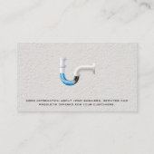 Wohnwagen | Blockierte Rohre Visitenkarte (Rückseite)