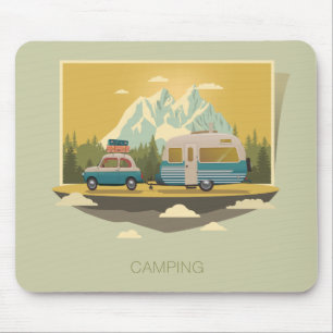 Wohnwagen-Camping Mousepad