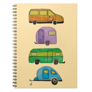 Wohnwagen Camping Notizblock