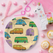 Wohnwagen Camping Pappteller (Party)