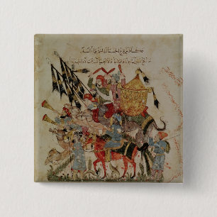 Wohnwagen, der zum Mekka geht Button