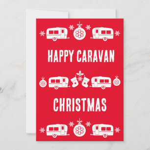 Wohnwagen Frohe Weihnachten Camping  