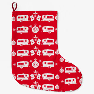 Wohnwagen Frohe Weihnachten Camping   Großer Weihnachtsstrumpf