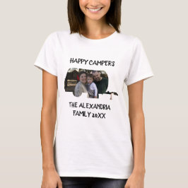 Wohnwagen mit Wohnwagen Foto Happy Camper T-Shirt