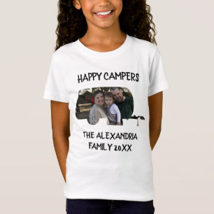 Wohnwagen mit Wohnwagen Foto Happy Camper T-Shirt