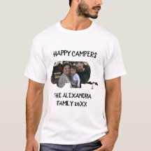 Wohnwagen mit Wohnwagen Foto Happy Camper