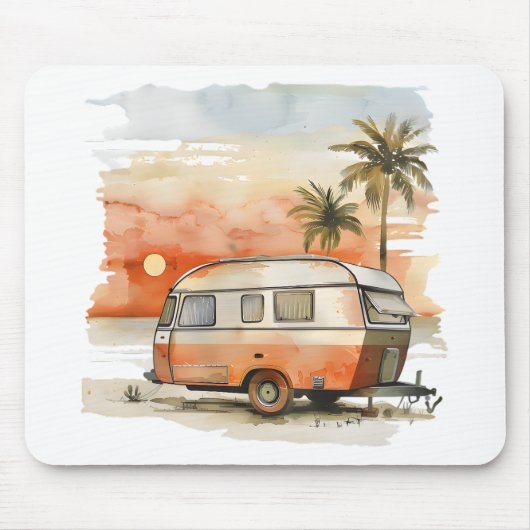 Wohnwagen Mousepad (Vorne)