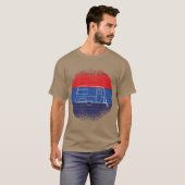 Wohnwagen Oldschool Retro T-Shirt (Vorne ganz)
