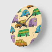 Wohnwagen Runde Wanduhr (Winkel)