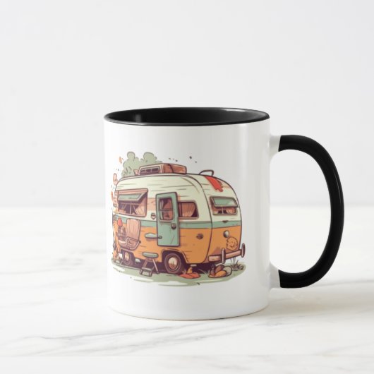 Wohnwagen Tasse (Rechts)
