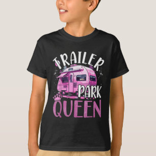 Wohnwagenpark Königin Lustiges Camping Rosa Wohnwa T-Shirt