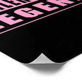 Wohnwagenpark-Legende Lustig 1  Poster (Ecke)