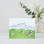 Wohnwagenpark Postkarte (Stehend Vorderseite)