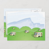 Wohnwagenpark Postkarte (Vorne/Hinten)
