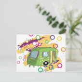 Wohnwagenpark Postkarte (Stehend Vorderseite)