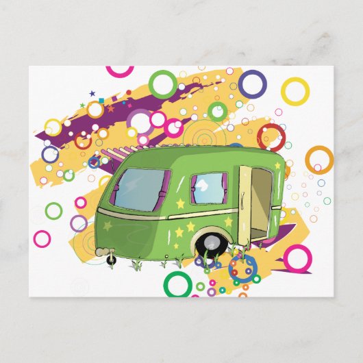 Wohnwagenpark Postkarte (Vorderseite)