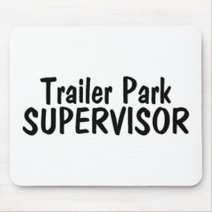 Wohnwagensiedlung-Aufsichtskraft Mousepad