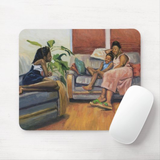 Wohnzimmer-Aufenthaltsraum 2000 Mousepad (Mit Mouse)