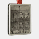 Wohnzimmer des Arlingtons, Ozean Waldung, NJ Ornament Aus Metall (Rechts)