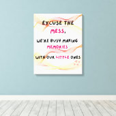 Wohnzimmer Funny Wall Art Leinwanddruck (Insitu (Holzboden))