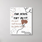 Wohnzimmer Funny Wall Art Leinwanddruck (Vorderseite)