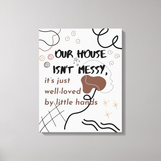 Wohnzimmer Funny Wall Art Leinwanddruck (Vorderseite)