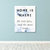 Wohnzimmer Funny Wall Art Leinwanddruck (Insitu (Holzboden))