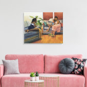 Wohnzimmer Lounge 2000 Leinwanddruck (Insitu (Wohnzimmer))