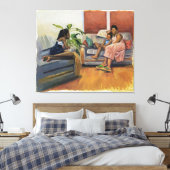 Wohnzimmer Lounge 2000 Leinwanddruck (Insitu (Schlafzimmer))