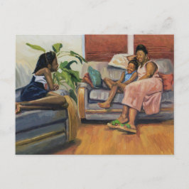 Wohnzimmer Lounge 2000 Postkarte