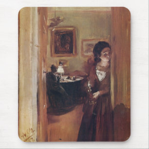 Wohnzimmer mit dem Schwestermousepad des Künstlers Mousepad
