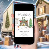 Wohnzimmer mit Wasserfarben und Feuerwerk Ankündigung