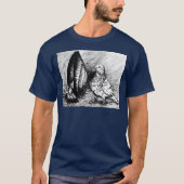 Wohnzimmer-Rollen-Tauben T-Shirt (Vorderseite)