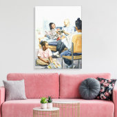 Wohnzimmer Serenades 2003 Leinwanddruck (Insitu (Wohnzimmer))
