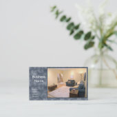 Wohnzimmer-Visitenkarte Visitenkarte (Stehend Vorderseite)
