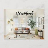 Wohnzimmer Wir haben die Postkarte verschoben (Vorderseite)